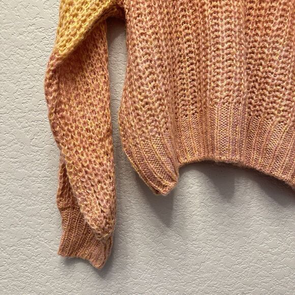 Wild Fable Womens Pullover Sweater Size Large‎ Multicolor Open Knit Long Sleeves - Picture 7 of 11